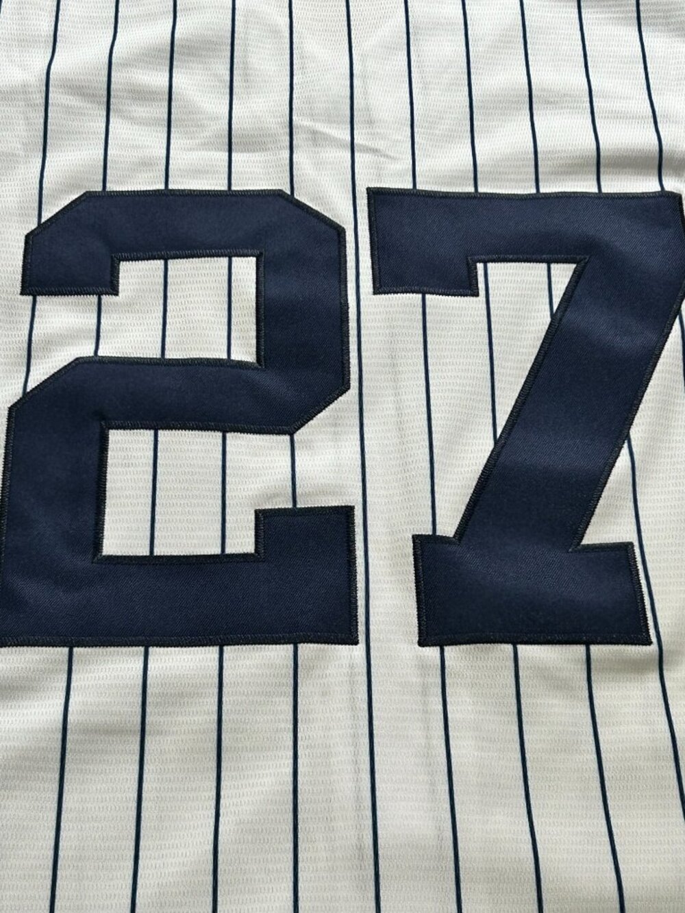 Men's New York Yankees Giancarlo StantonPinstripe Limited Game Jersey Large